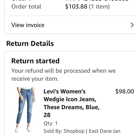 Wedgie Icon Levi Jeans - Picture 6 of 6